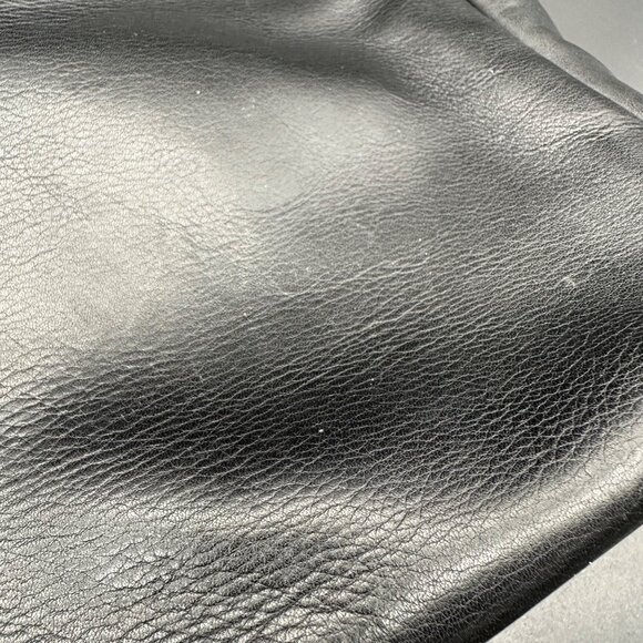 Vintage Coach Shoulder Bag 1997 4164 Bedford Flap Black Leather Brass Buckle 90s - Picture 12 of 17